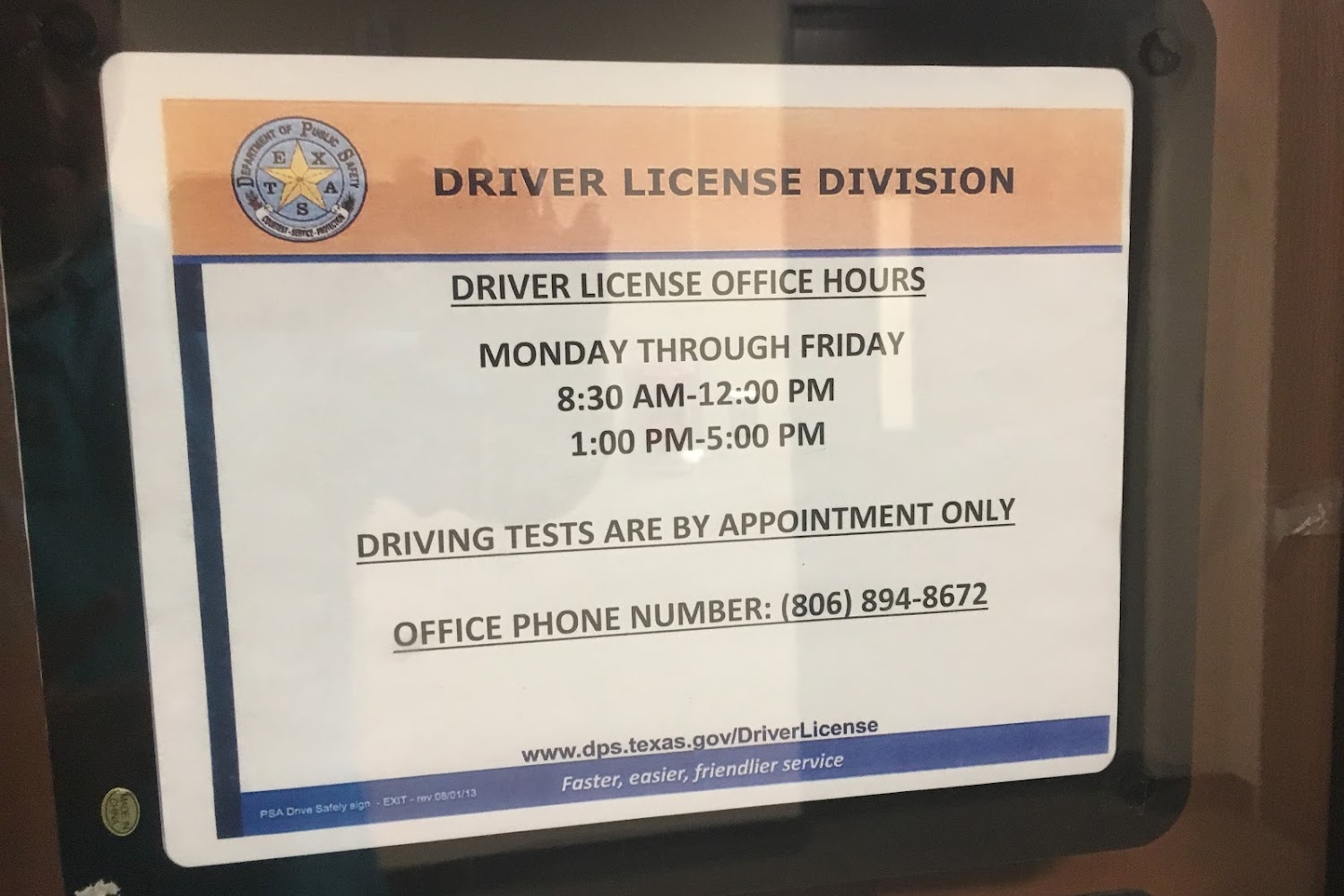 Levelland Driver License Office in Levelland, TX